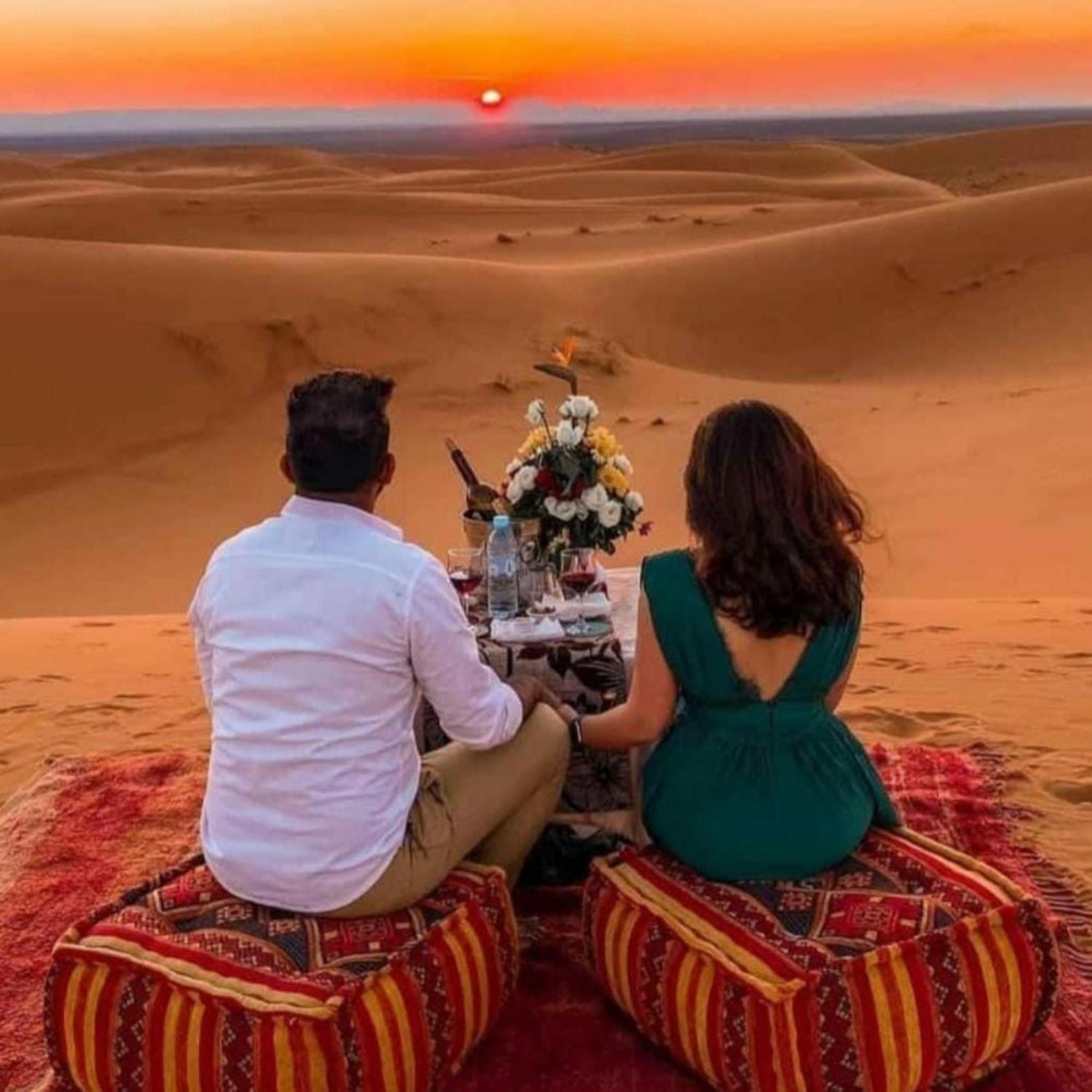 Bed and Breakfast Luxury Bedouin Camp Мерзуга Экстерьер фото