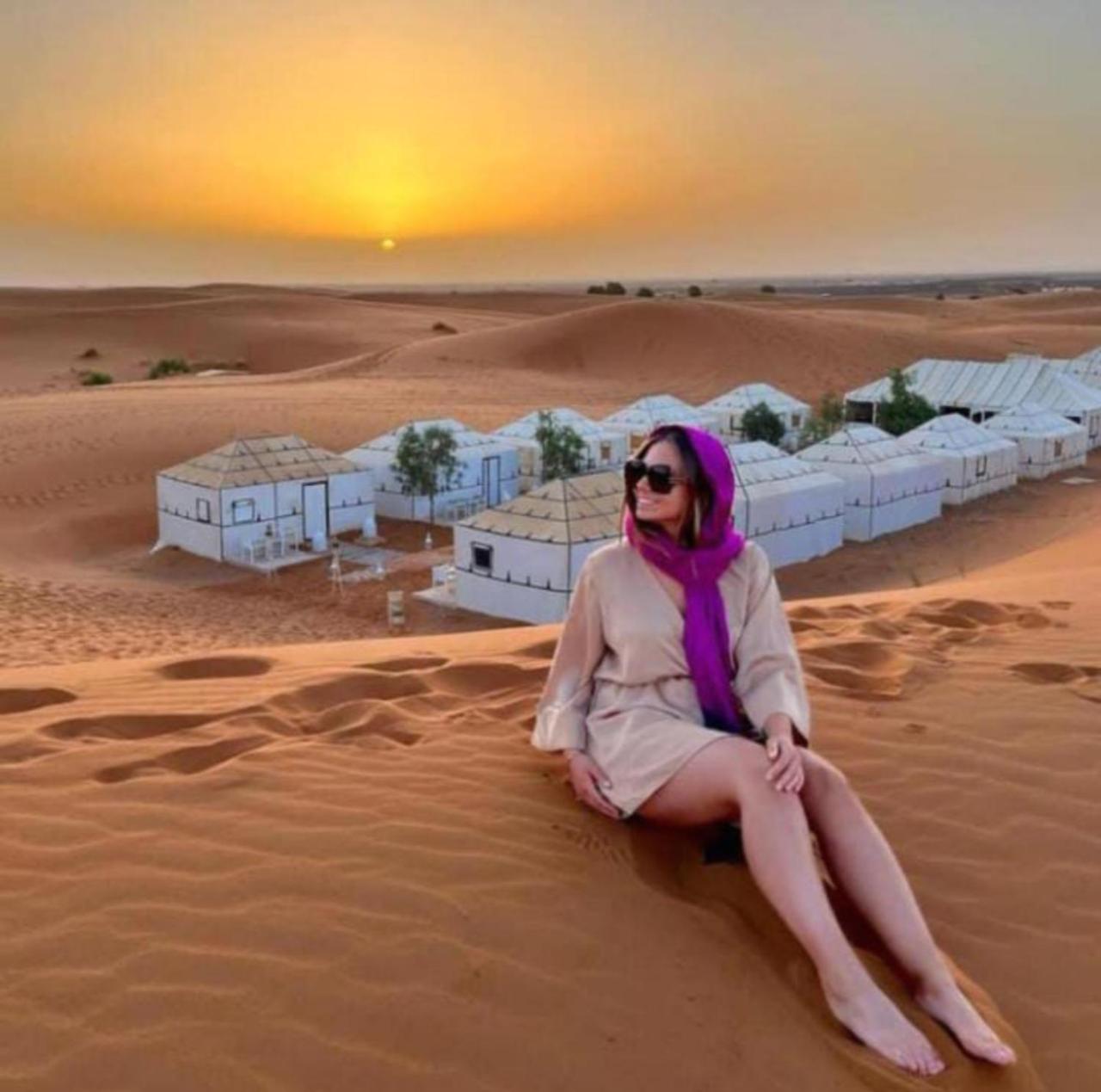 Bed and Breakfast Luxury Bedouin Camp Мерзуга Экстерьер фото